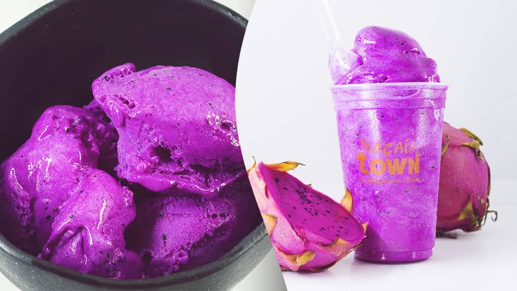 creme de pitaya da açaí town